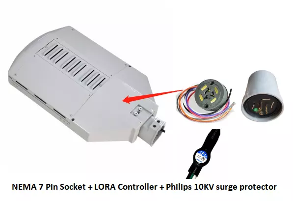 A luz de rua modular da estrada da luz de rua do diodo emissor de luz de IP66 200w conduziu a substituição 70-400 do watt existente luminaires de HPS/MH