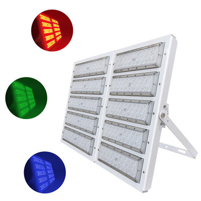 Compatibilidade eletrónica LVD RoHS do CE luzes de inundação 512DMX do diodo emissor de luz de 300 watts RGB modulares