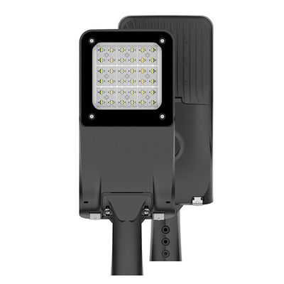 Iluminação de rua do diodo emissor de luz do sensor 60W IP66 da fotocélula com tampa de vidro moderada